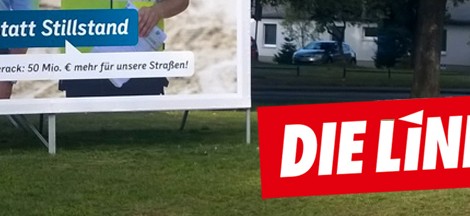 Die CDU entdeckt Probleme, die sie selbst zu verantworten hat und übersieht, dass Rot-Rot sie anpackt... Heute: Straßenbau