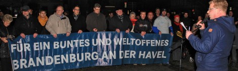 Jede Woche wieder - Proteste gegen BraMM in Brandenburg an der Havel