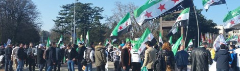 Tag 2 in Genf: Treffen mit Women for Democracy und Kundgebung zum 5. Jahrestag der syrischen Revolution