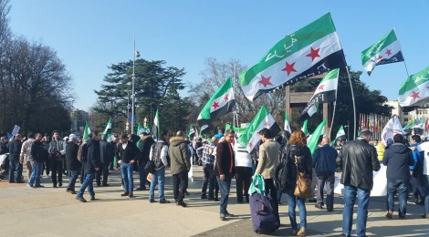 Tag 2 in Genf: Treffen mit Women for Democracy und Kundgebung zum 5. Jahrestag der syrischen Revolution