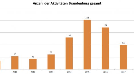 Nachgefragt: Fremdenfeindliche und neonazistische Aktivitäten in Brandenburg im 3. Quartal 2018 – Ausführliche Auswertung mit Übersichten