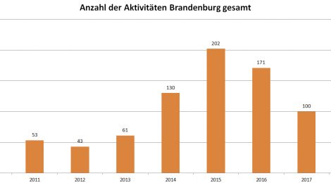 Nachgefragt: Fremdenfeindliche und neonazistische Aktivitäten in Brandenburg im 4. Quartal 2018 – Ausführliche Auswertung mit Übersichten