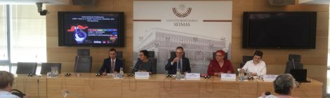 Konferenz "LGBTI + History in the baltic states: situation and prospects" im Seimas in Vilnius