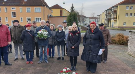 Gedenkveranstaltung anlässlich des Gedenktags der Opfer des Nationalsozialismus in Premnitz