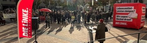 Kundgebung "Gerechtigkeit jetzt!" in Rathenow