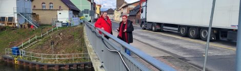 Zwei Landtagsabgeordnete in Fürstenberg unterwegs